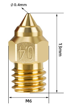 Creality - CR -6 SE месинг - 0.4